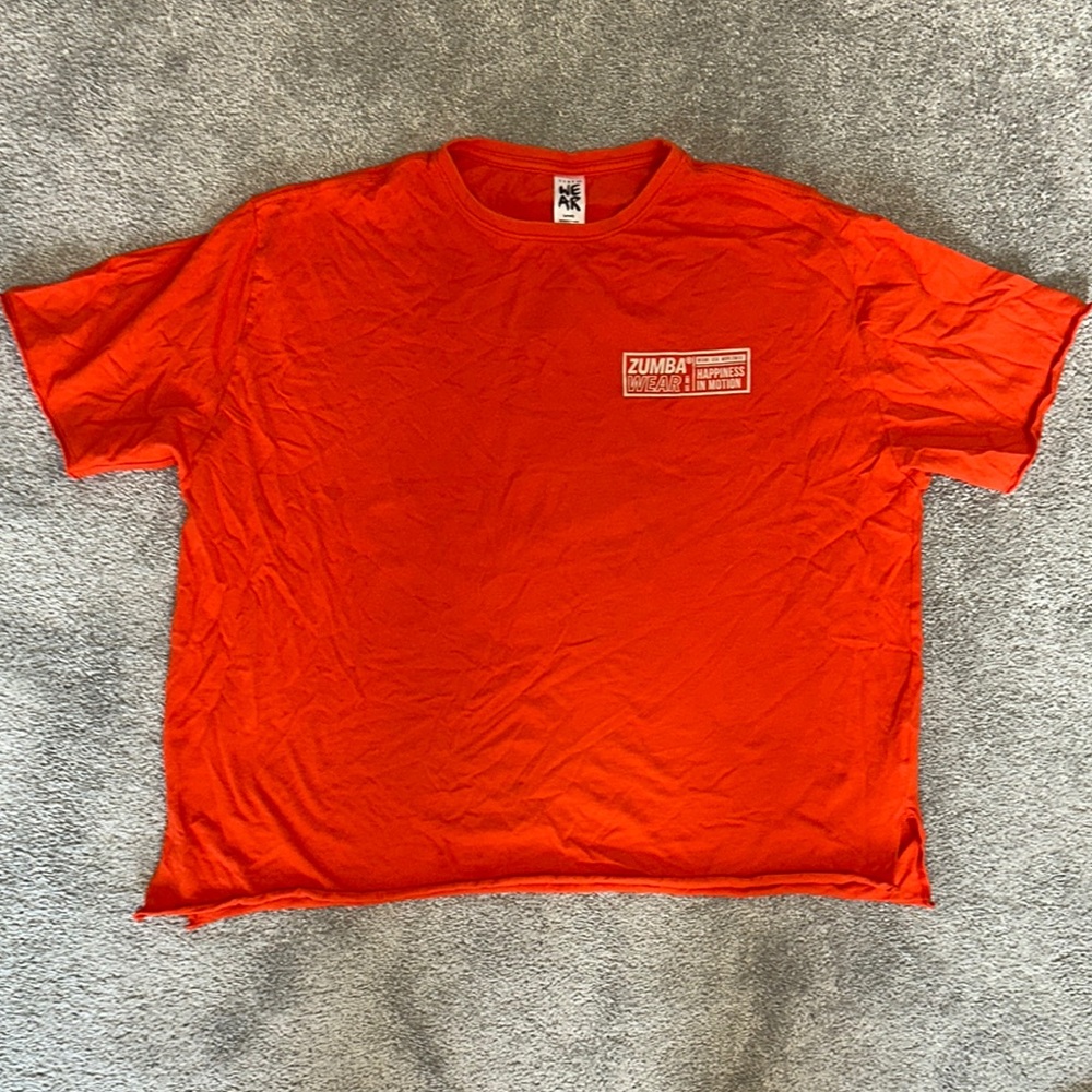 Zumba Oversized Orange Shirt